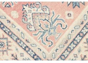 Tappeto Kazak Stilizzato Rosa Blu 95x155 Cm