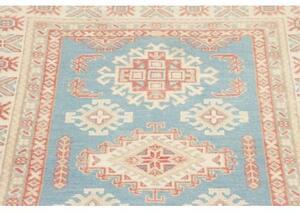 Tappeto Kazak Geometrico Azzurro Avorio 99x149 Cm