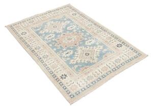 Tappeto Kazak Stilizzato Azzurro Avorio 95x138 Cm