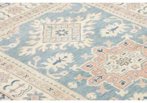 Tappeto Kazak Stilizzato Azzurro Avorio 95x138 Cm