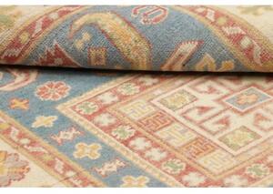 Tappeto Kazak Stilizzato Azzurro Beige 98x134 Cm