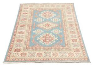 Tappeto Kazak Geometrico Azzurro Avorio 99x149 Cm