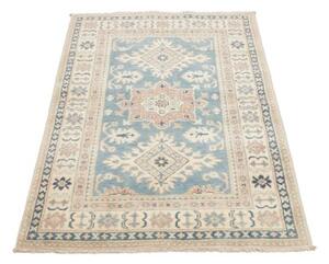 Tappeto Kazak Stilizzato Azzurro Avorio 95x138 Cm