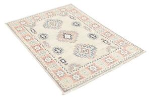 Tappeto Kazak Geometrico Avorio Rosa Antico 94x138 Cm