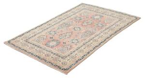 Tappeto Kazak Stilizzato Rosa Blu 95x155 Cm