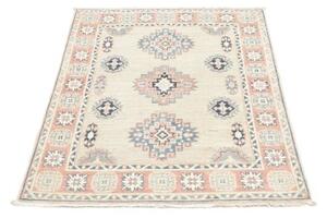 Tappeto Kazak Geometrico Avorio Rosa Antico 94x138 Cm