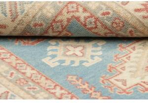 Tappeto Kazak Geometrico Azzurro Avorio 99x149 Cm