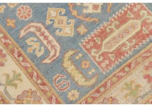 Tappeto Kazak Stilizzato Azzurro Beige 98x134 Cm