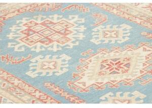 Tappeto Kazak Geometrico Azzurro Avorio 99x149 Cm