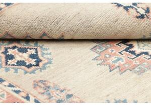 Tappeto Kazak Geometrico Avorio Rosa Antico 94x138 Cm
