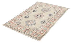 Tappeto Kazak Geometrico Avorio Rosa Antico 94x138 Cm