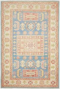 Tappeto Kazak Stilizzato Azzurro Beige 98x134 Cm
