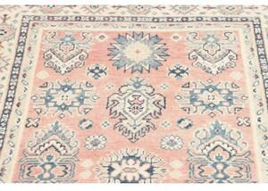 Tappeto Kazak Stilizzato Rosa Blu 95x155 Cm