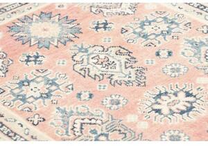 Tappeto Kazak Stilizzato Rosa Blu 95x155 Cm