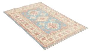 Tappeto Kazak Geometrico Azzurro Avorio 99x149 Cm
