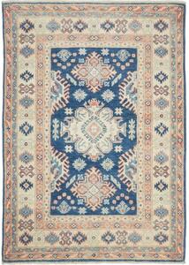 Tappeto Kazak Stilizzato Blu Avorio 99x143 Cm