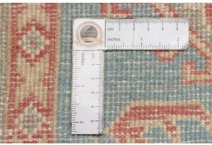 Tappeto Kazak Geometrico Azzurro Avorio 99x149 Cm