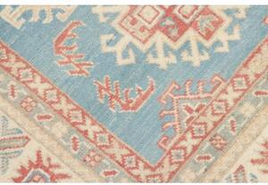 Tappeto Kazak Geometrico Azzurro Avorio 99x149 Cm