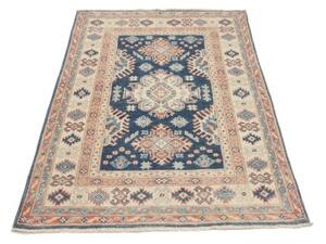 Tappeto Kazak Stilizzato Blu Avorio 99x143 Cm