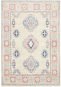 Tappeto Kazak Geometrico Avorio Rosa Antico 94x138 Cm