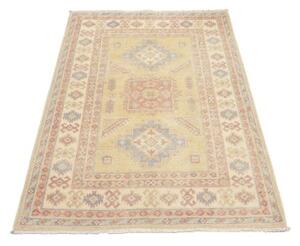 Tappeto Kazak Geometrico Beige Azzurro 98x147 Cm