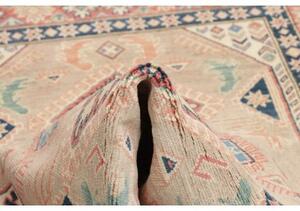 Tappeto Kazak Stilizzato Beige Blu 116x186 Cm
