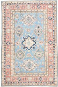 Tappeto Kazak Stilizzato Celeste Corallo 119x179 Cm