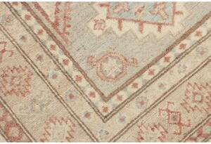 Tappeto Kazak Stilizzato Grigio Chiaro Beige 103x143 Cm