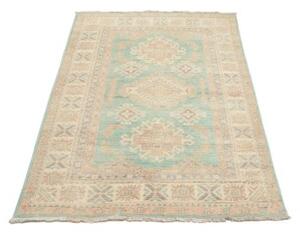 Tappeto Kazak Geometrico Azzurro Beige 103x151 Cm