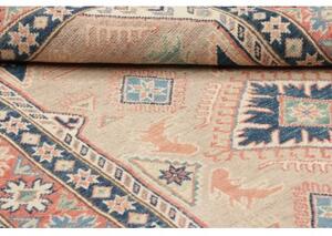 Tappeto Kazak Stilizzato Beige Blu 116x186 Cm