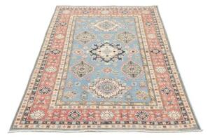 Tappeto Kazak Stilizzato Celeste Corallo 119x179 Cm