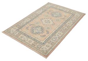 Tappeto Kazak Stilizzato Rosa Cipria Celeste 102x147 Cm