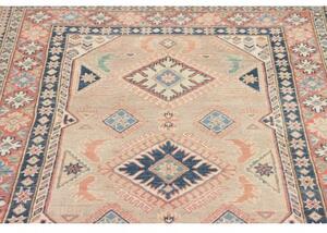 Tappeto Kazak Stilizzato Beige Blu 116x186 Cm
