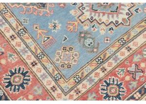 Tappeto Kazak Stilizzato Celeste Corallo 119x179 Cm