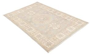 Tappeto Kazak Stilizzato Grigio Beige 118x176 Cm