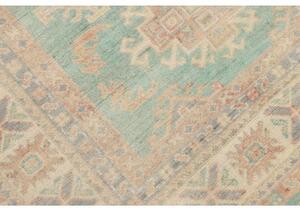 Tappeto Kazak Geometrico Azzurro Beige 103x151 Cm