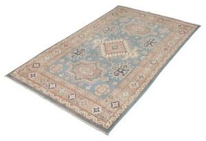 Tappeto Kazak Stilizzato Celeste Rosa Antico 118x188 Cm