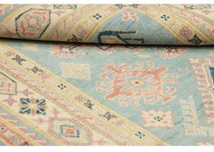 Tappeto Kazak Stilizzato Azzurro Salmone 117x187 Cm