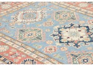 Tappeto Kazak Stilizzato Celeste Corallo 119x179 Cm
