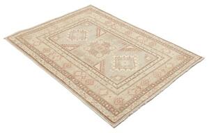Tappeto Kazak Stilizzato Grigio Chiaro Beige 103x143 Cm