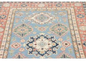 Tappeto Kazak Stilizzato Celeste Corallo 119x179 Cm