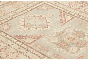 Tappeto Kazak Stilizzato Grigio Chiaro Beige 103x143 Cm