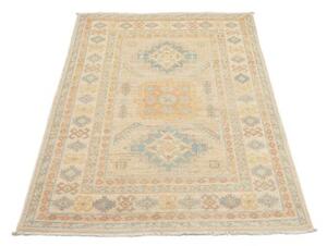 Tappeto Kazak Geometrico Beige Azzurro 101x148 Cm