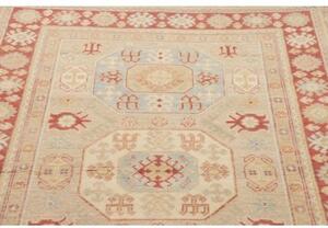 Tappeto Kazak Stilizzato Beige Rosso Mattone 118x181 Cm