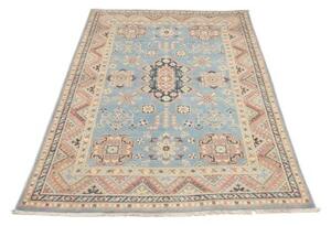 Tappeto Kazak Stilizzato Azzurro Beige 120x181 Cm