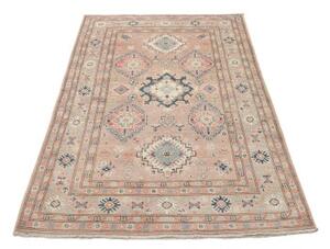 Tappeto Kazak Stilizzato Rosa Antico Blu 115x182 Cm