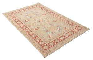 Tappeto Kazak Stilizzato Beige Rosso Mattone 118x181 Cm
