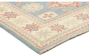 Tappeto Kazak Stilizzato Azzurro Avorio 127x186 Cm
