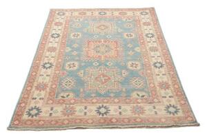 Tappeto Kazak Geometrico Azzurro Rosa 122x182 Cm