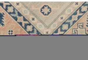 Tappeto Kazak Geometrico Avorio Blu 120x183 Cm